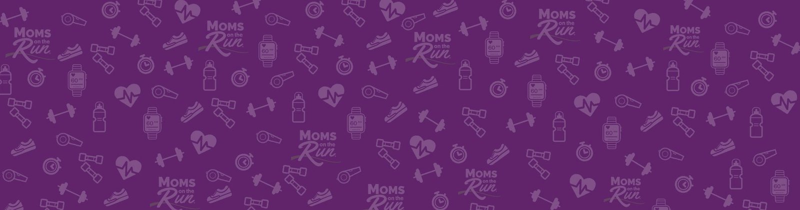 Moms on the Run wallpaper with various running icons