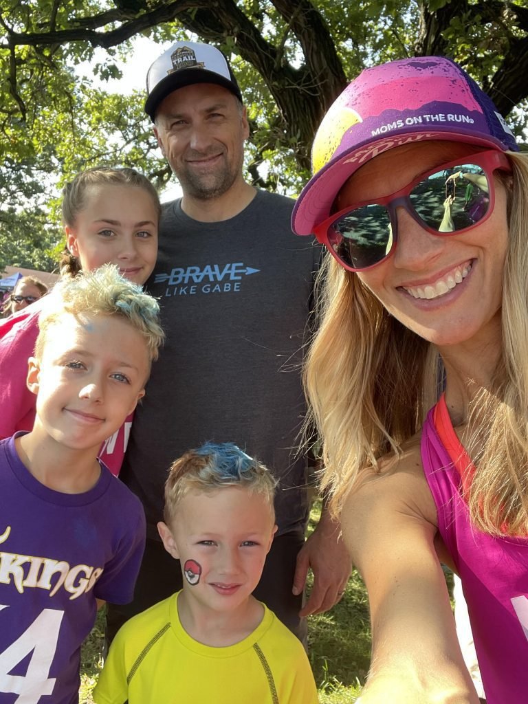 Carrie Tollefson and family
