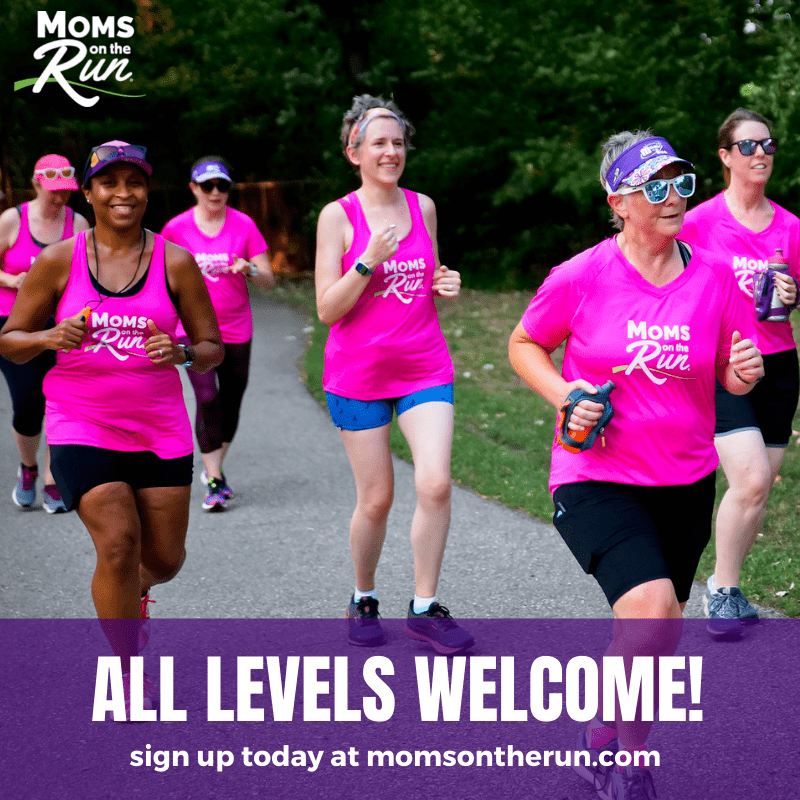 All levels welcome: smiling runners