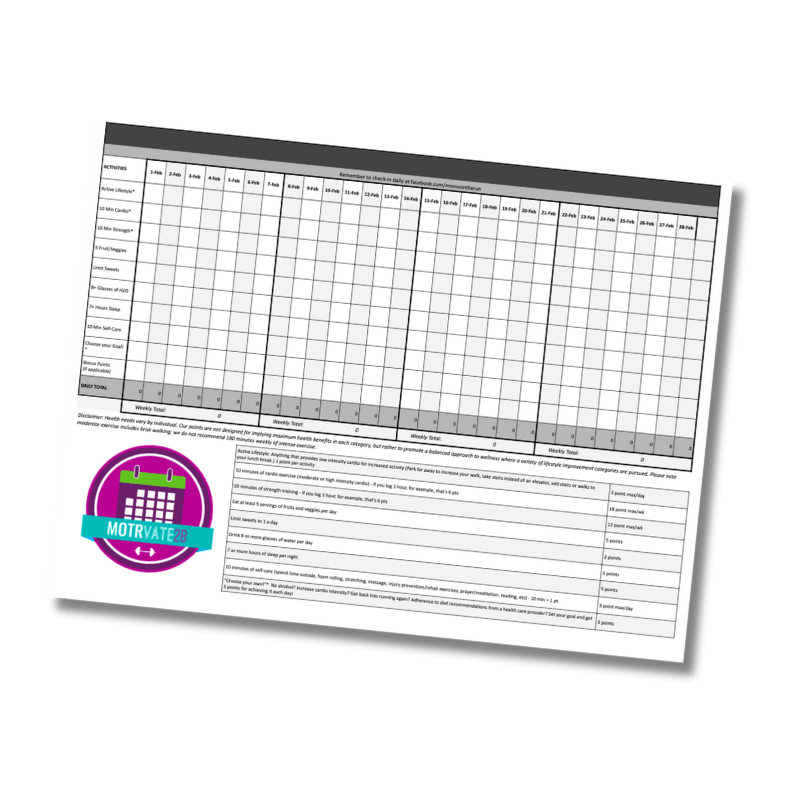MOTRvate tracker by Moms on the Run