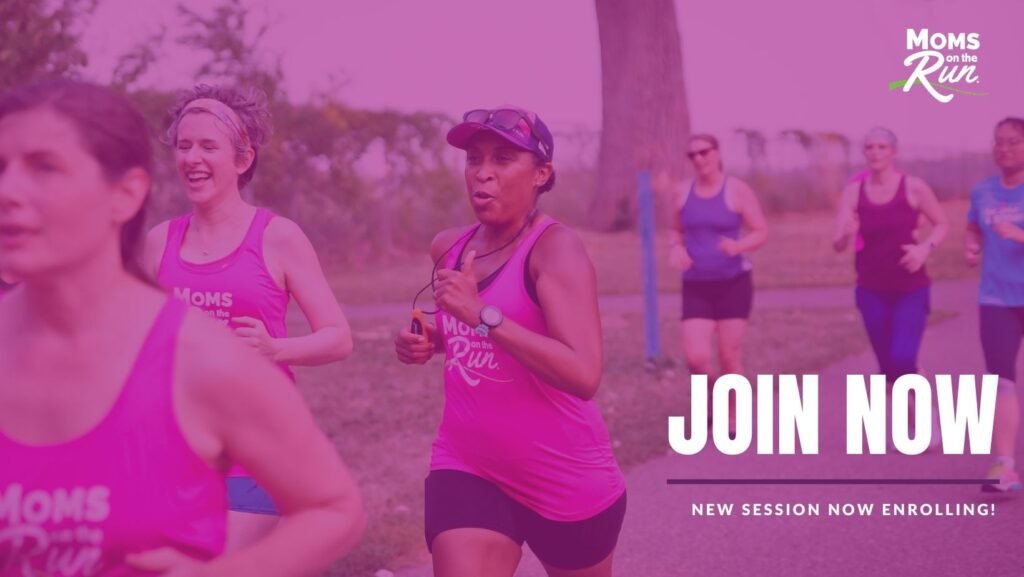 A group of members running